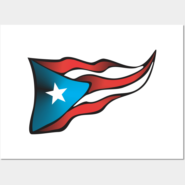 PR FLAG Wall Art by NOMA17